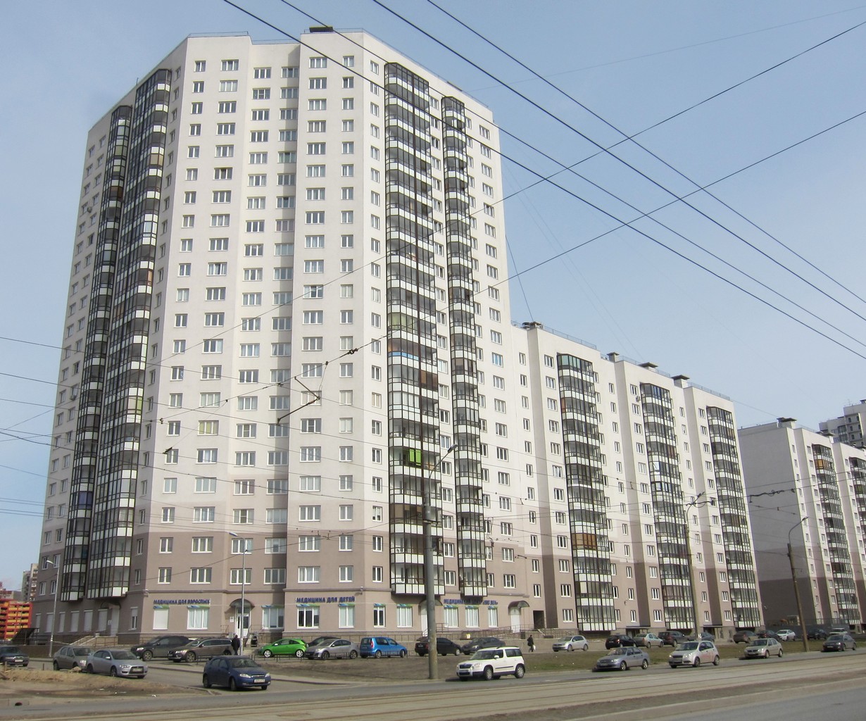 Petersburg, Улица Коллонтай, 4 корп. 1