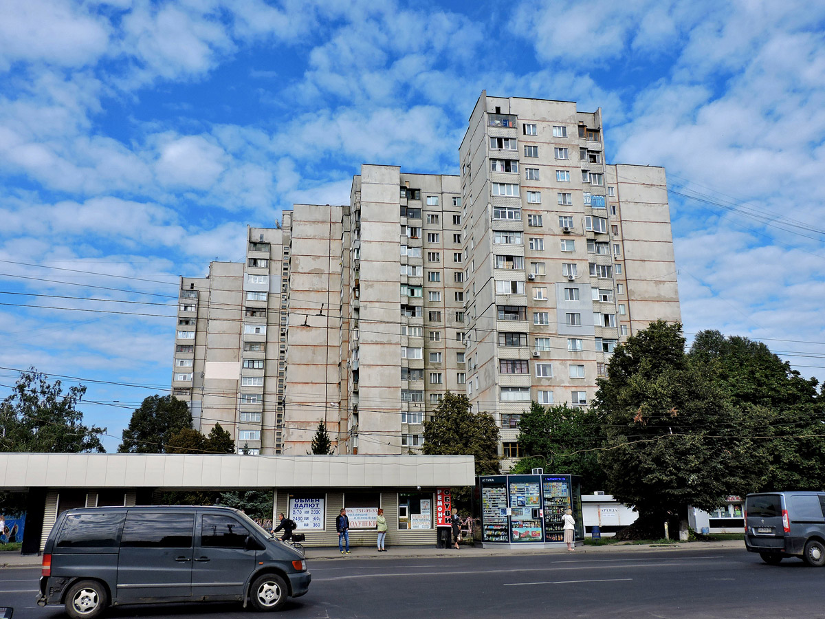 Харьков, Юбилейный проспект, 47 / Улица Гвардейцев-Широнинцев, 19 (п. 1)