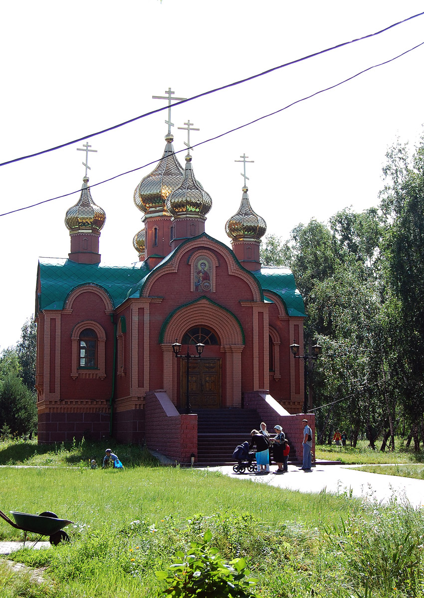 Омский район, прочие н.п., с. Ачаир, Церковь Димитрия Солунского