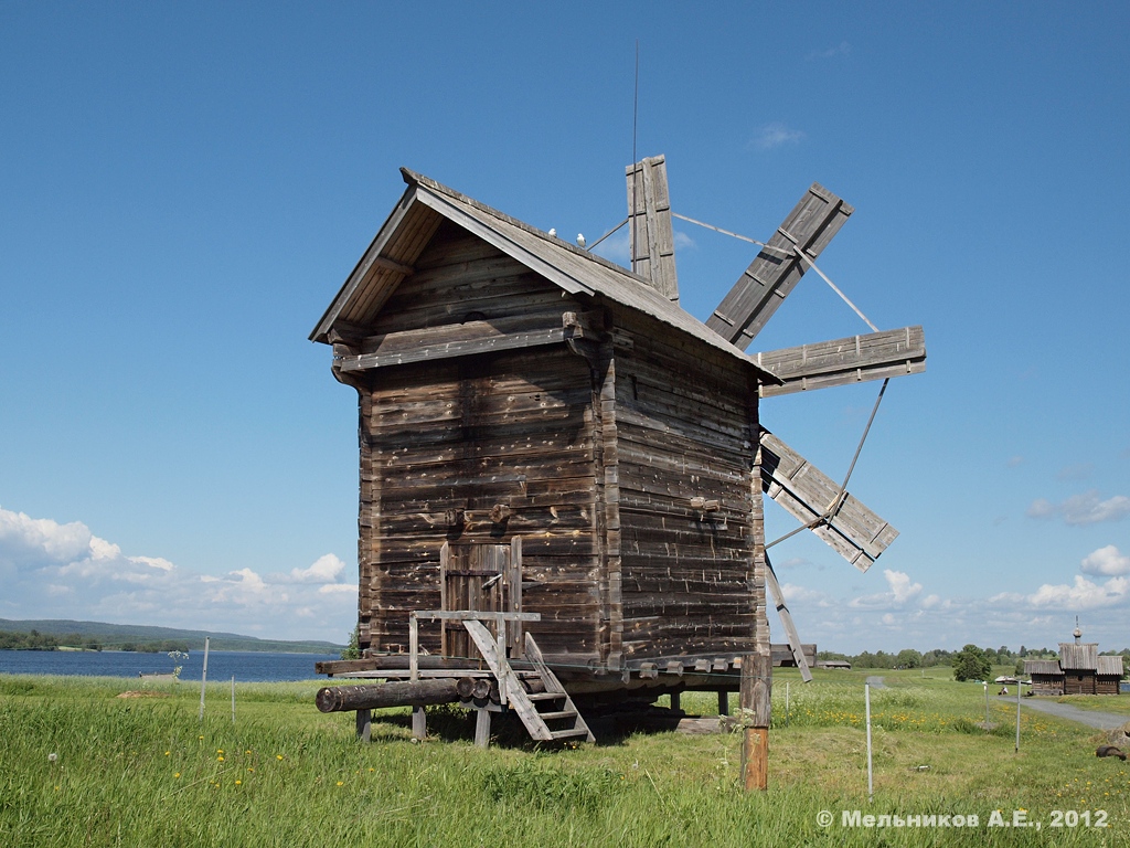Медвежьегорский район, прочие н.п., Остров Кижи, ветряная мельница