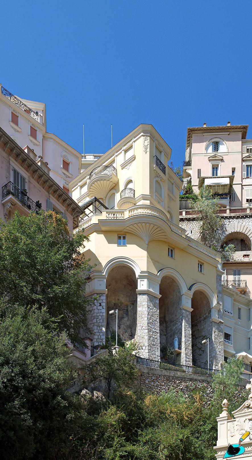 Монако, La Condamine, Escalier Sainte-Dévote