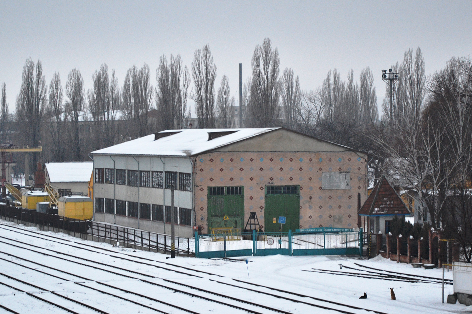 Bender, Деповская улица, локомотивное депо