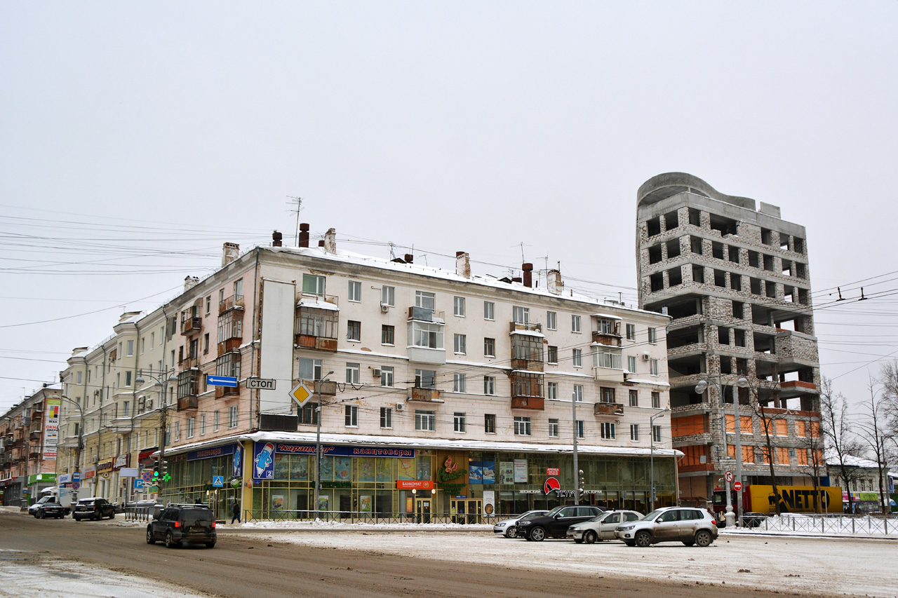 Пермь, Комсомольский проспект, 31А; Улица Луначарского, 69; Улица Луначарского, 73