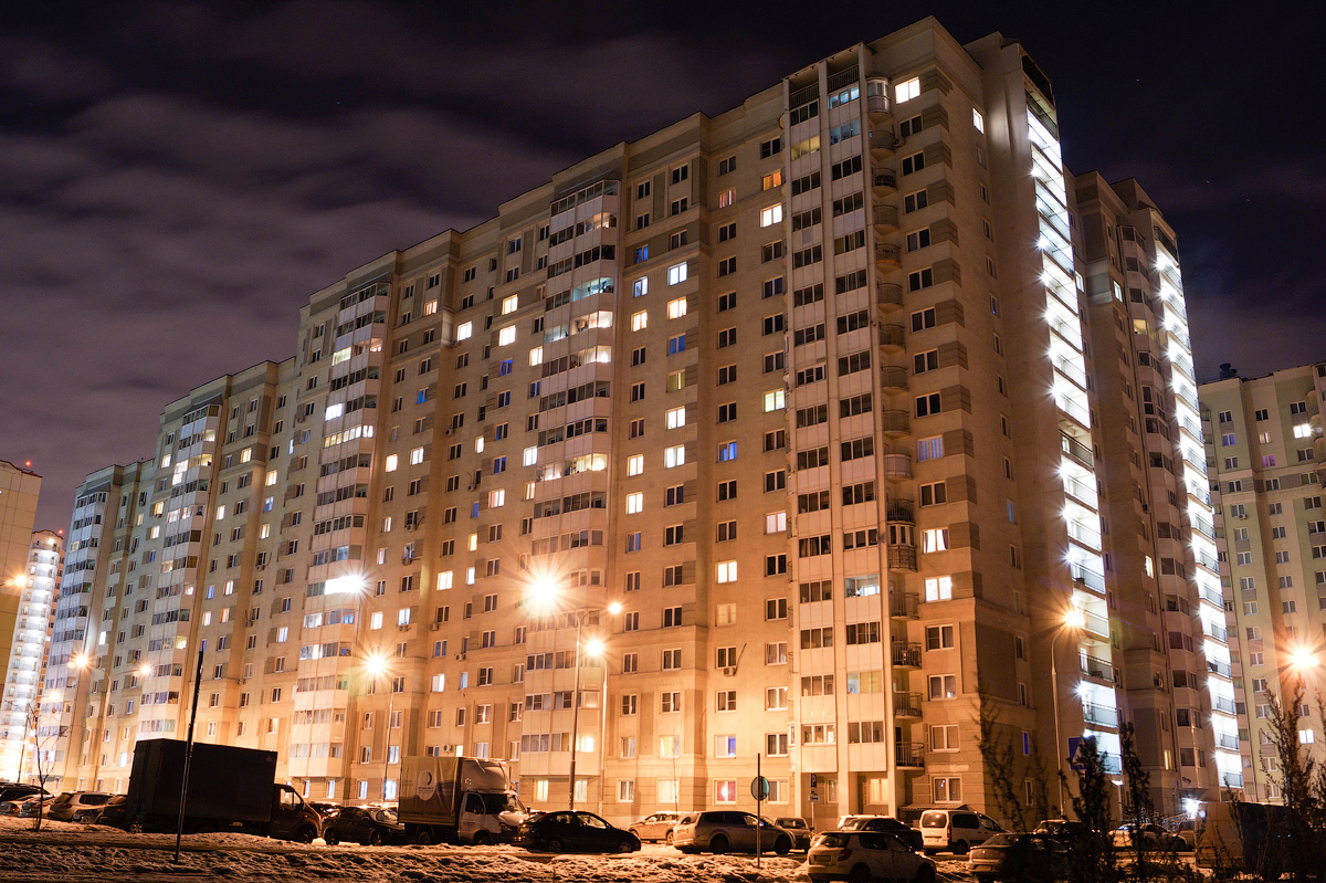 Balashikha, Улица Третьяка, 7 (1 подъезд); Улица Третьяка, 7 (2 подъезд); Улица Третьяка, 7 (3-6 подъезды)