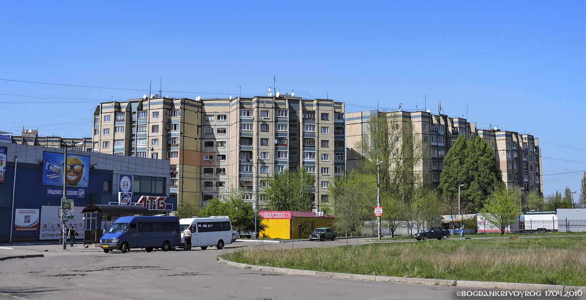 Кривой Рог, Микрорайон 5-й Заречный, 39А; Микрорайон 5-й Заречный, 61; Микрорайон 5-й Заречный, 60