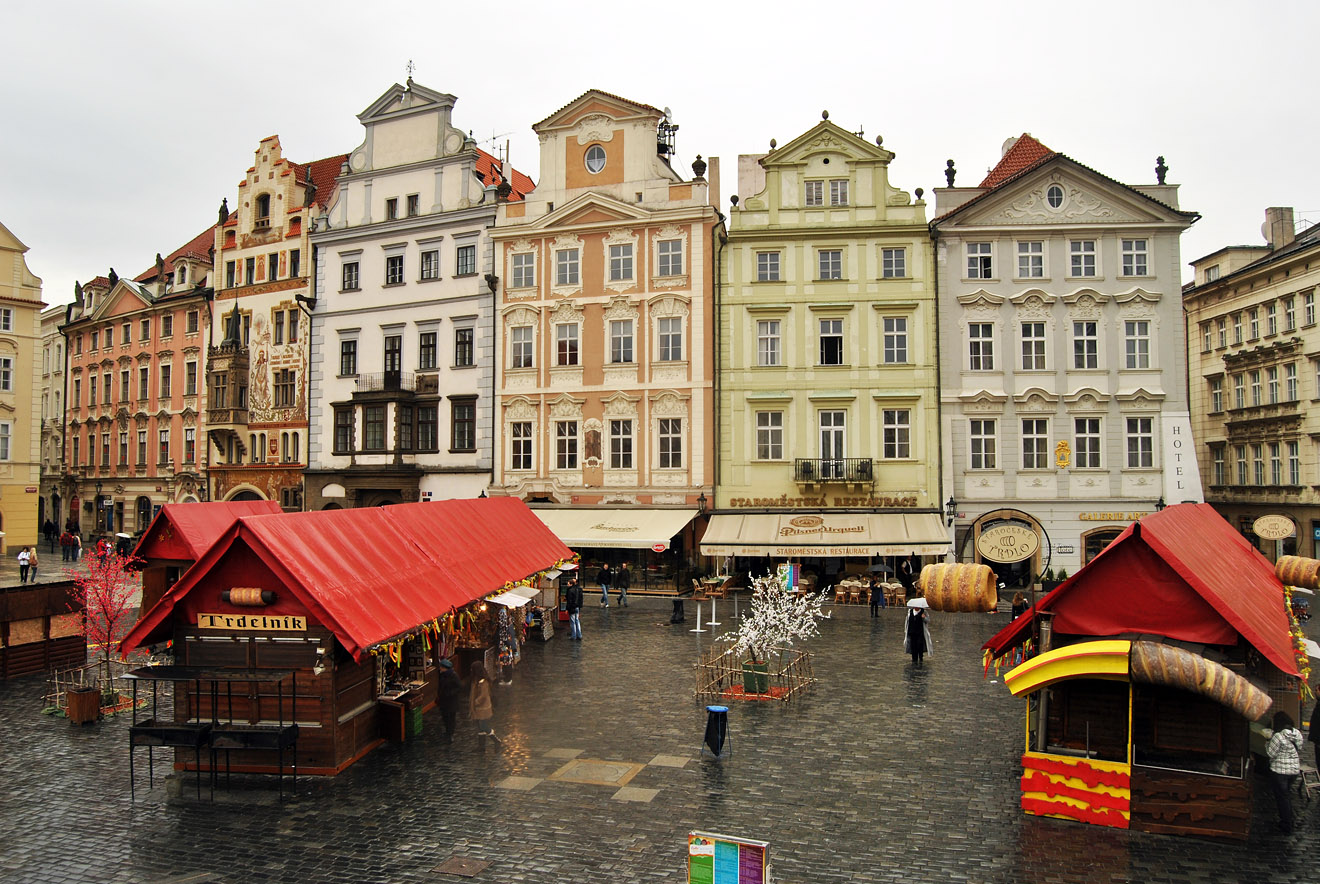 Прага, Staroměstské náměstí, 20; Staroměstské náměstí, 19; Staroměstské náměstí, 18; Staroměstské náměstí, 17; Staroměstské náměstí, 16; Celetná, 2