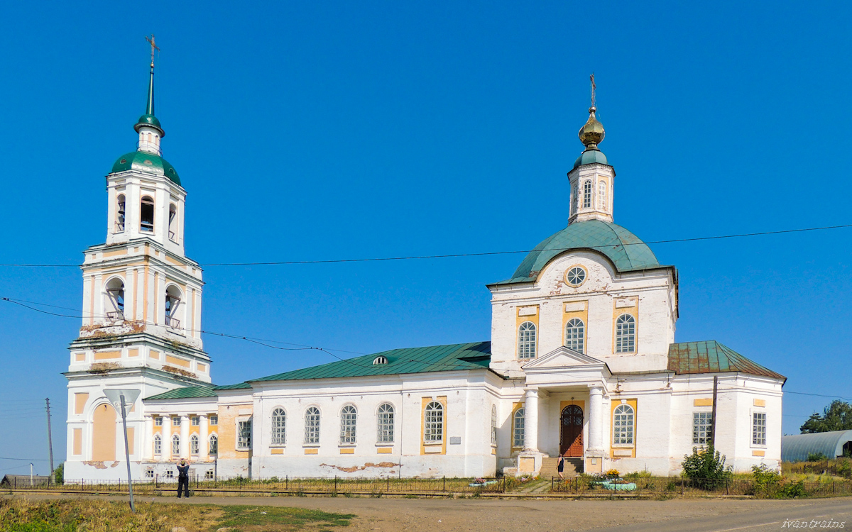 Сарапульский район, прочие н.п., с. Мостовое, церковь Троицы Живоначальной