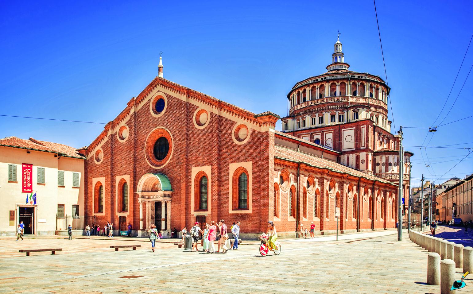 Milan, Piazza di Santa Maria delle Grazie