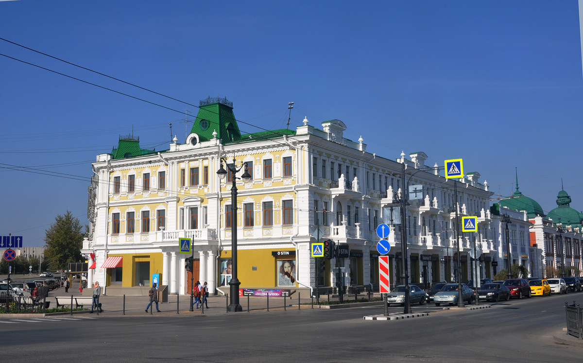 Омск, Улица Ленина, 18; Партизанская улица, 2