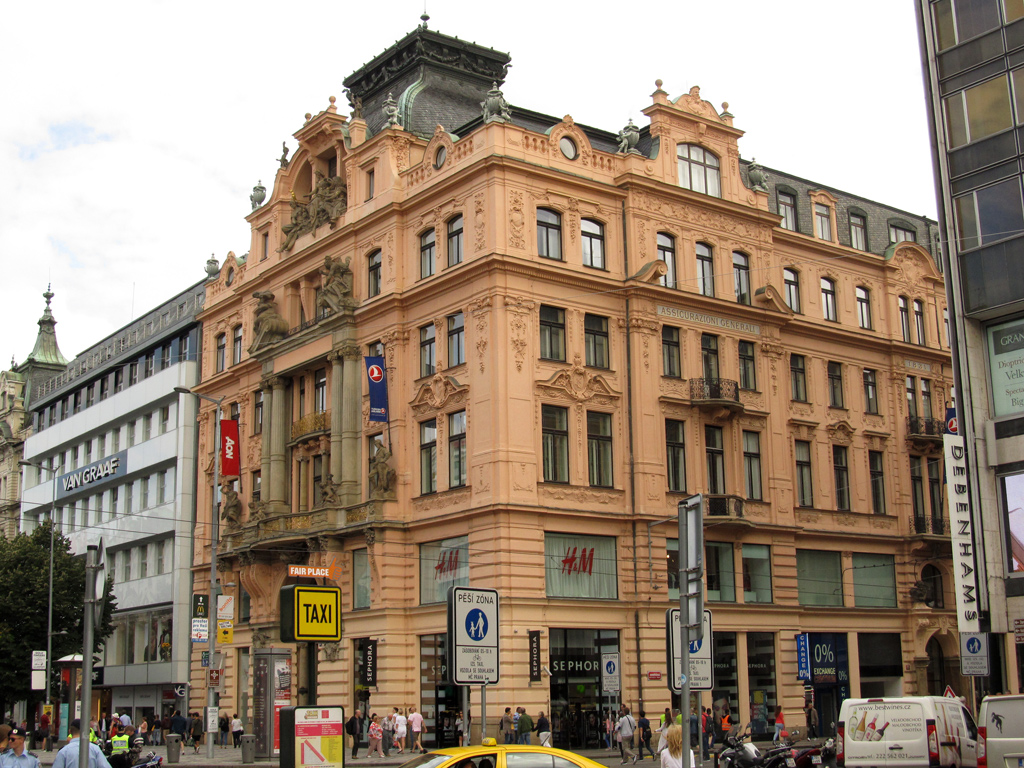 Прага, Václavské náměstí, 19