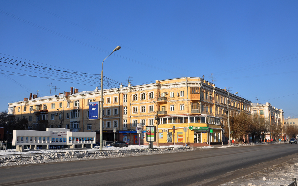 Omsk, Улица Герцена, 13 / Красногвардейская улица, 67