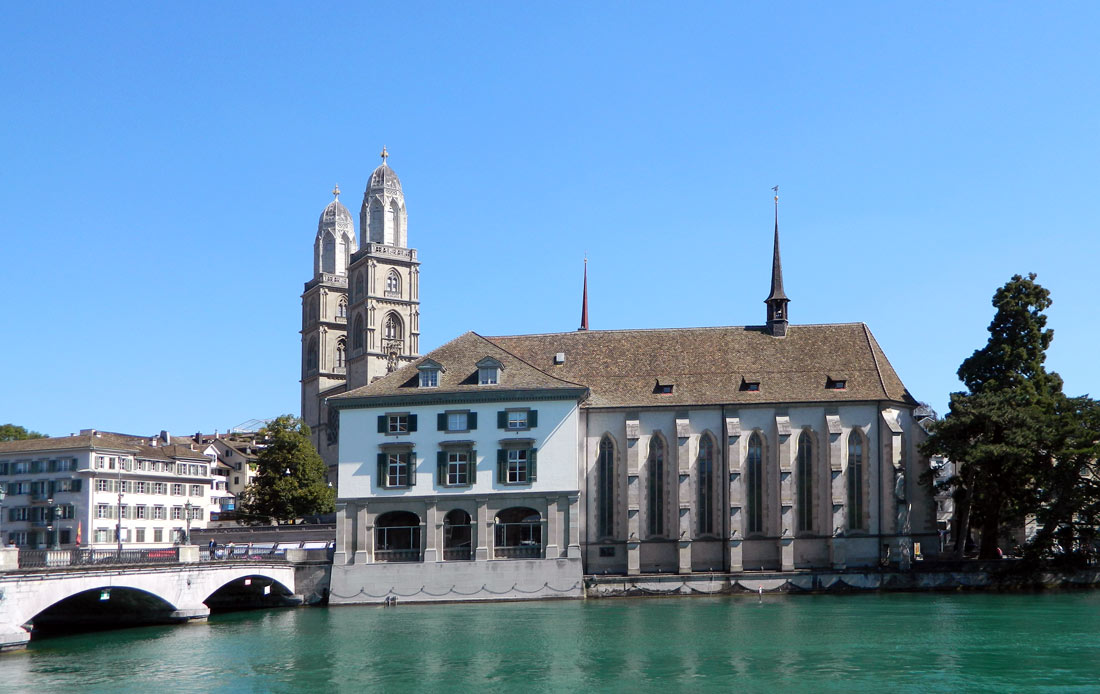 Цюрих, Limmatquai, 31; Grossmünsterplatz