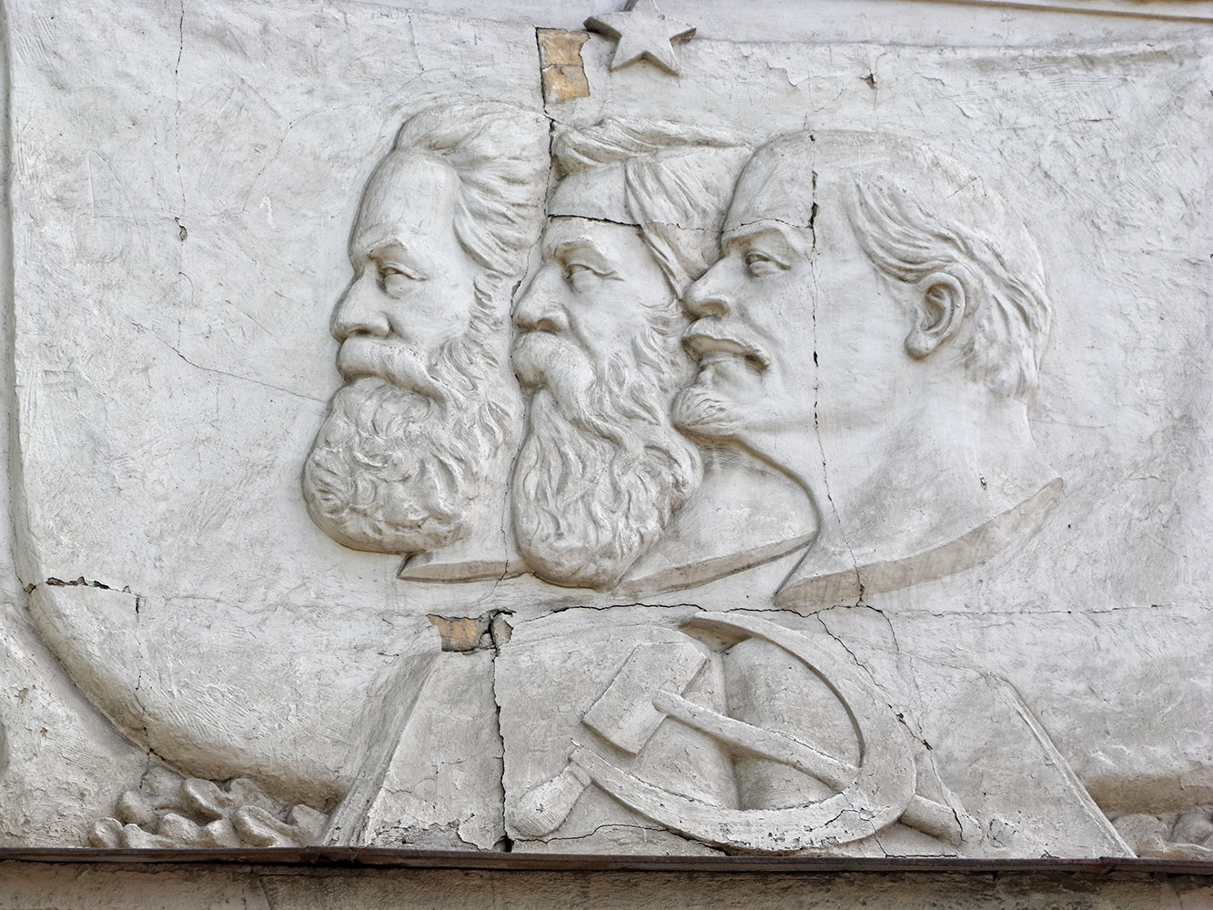Woroneż, Проспект Революции, 33. Монументальное искусство (мозаики, росписи). Monumental art (mosaics, murals) Voronezh Region