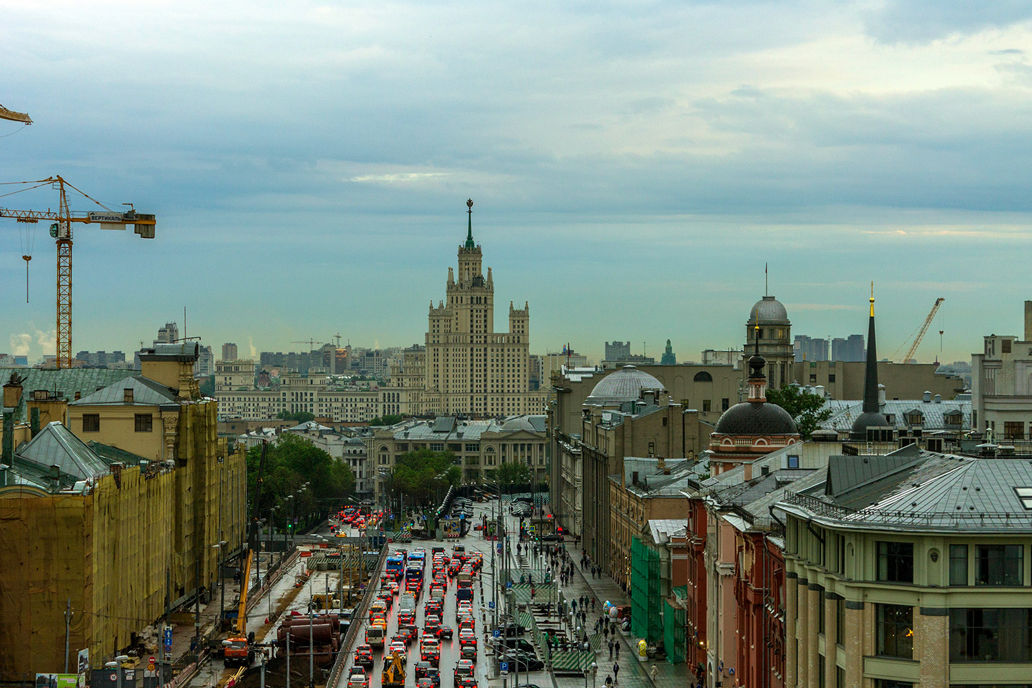 Moscow, Котельническая набережная, 1/15. Moscow — Panoramas