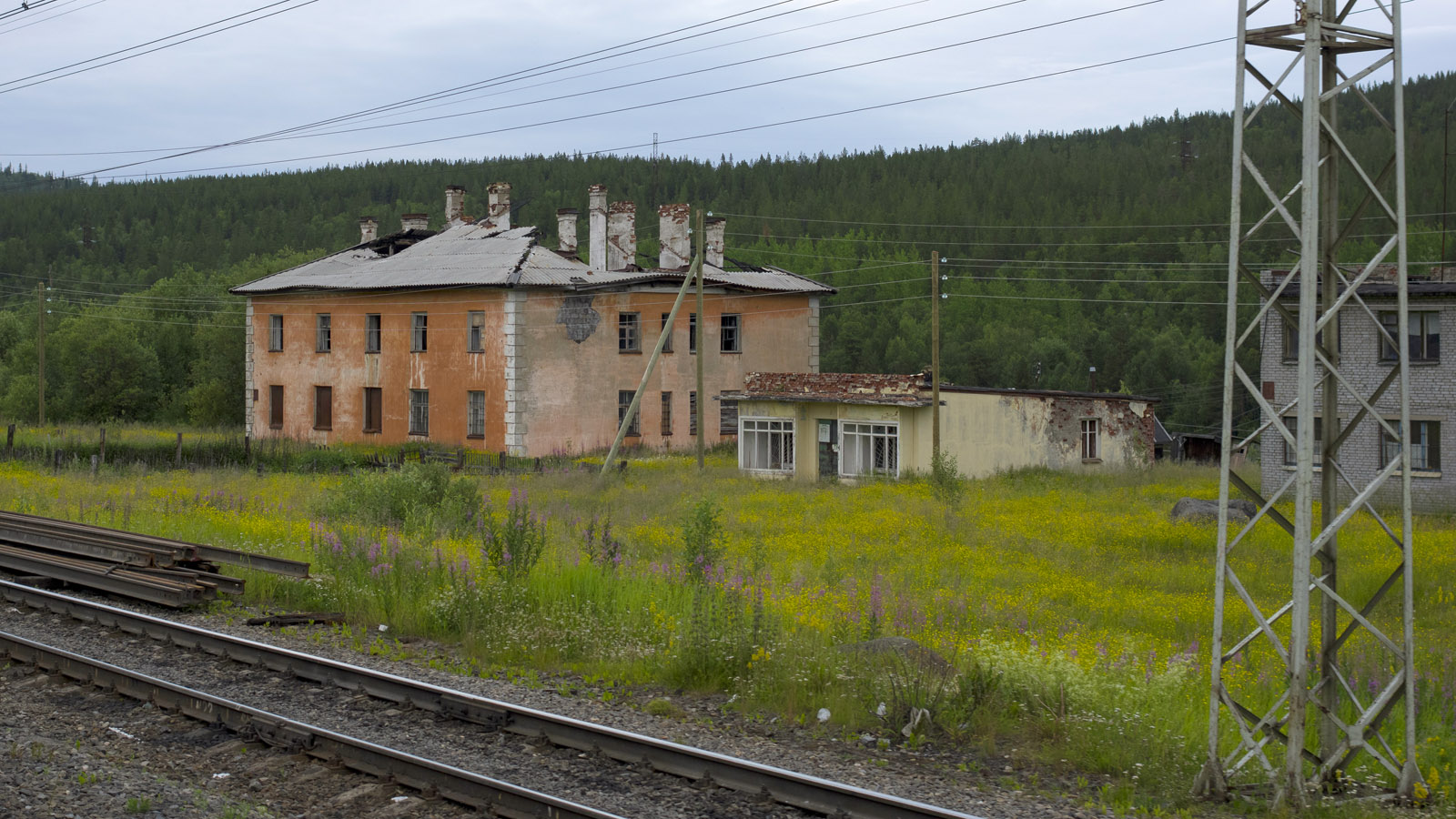 Кольский район, прочие н.п., станция Лопарская