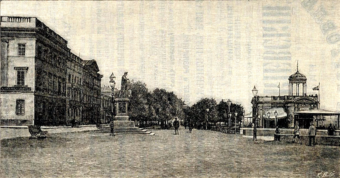Одесса, Приморський бульвар, 7 / катерининська площа, 2 / воронцовський провулок, 13; Приморський бульвар, 6; Приморський бульвар, 5; Приморський бульвар, (?). Одесса — Архитектура в изобразительном искусстве