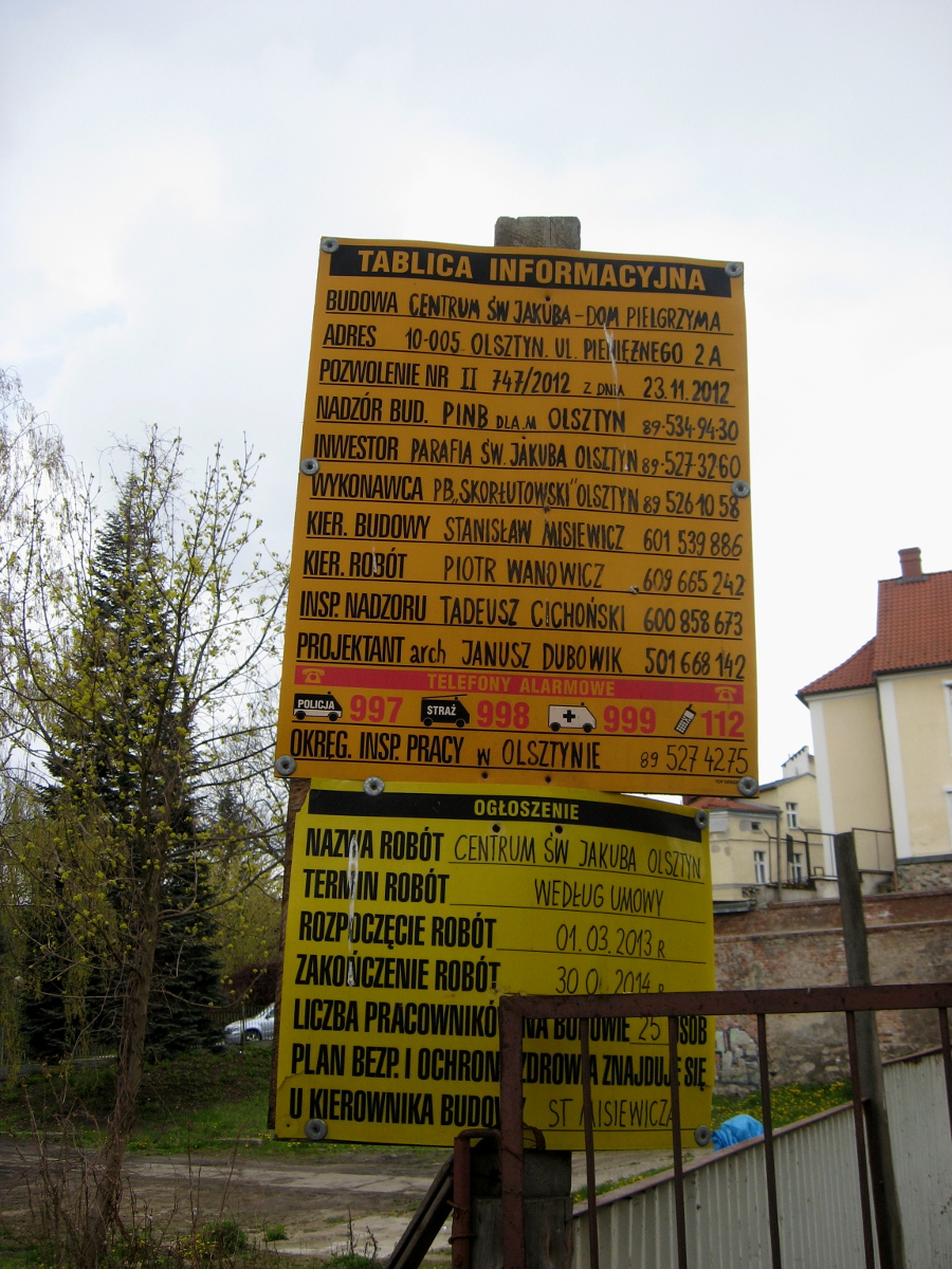 Ольштын, Ulica Seweryna Pieniężnego, 2a