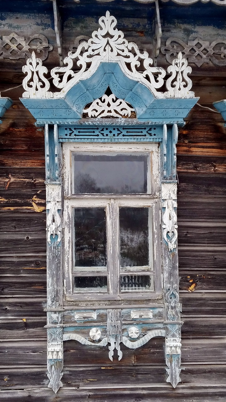 Переславский район, прочие н.п., д. Болшево, Встречная улица, 12. Резные наличники