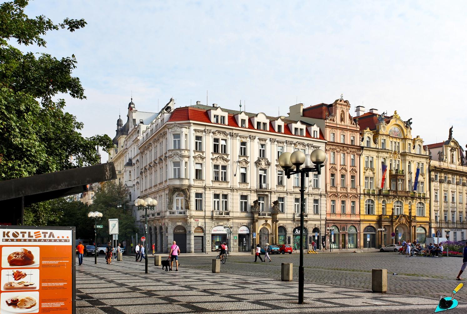 Прага, Pařížská, 2 / Staroměstské náměstí, 5; Staroměstské náměstí, 4; Staroměstské náměstí, 6; Staroměstské náměstí, 7