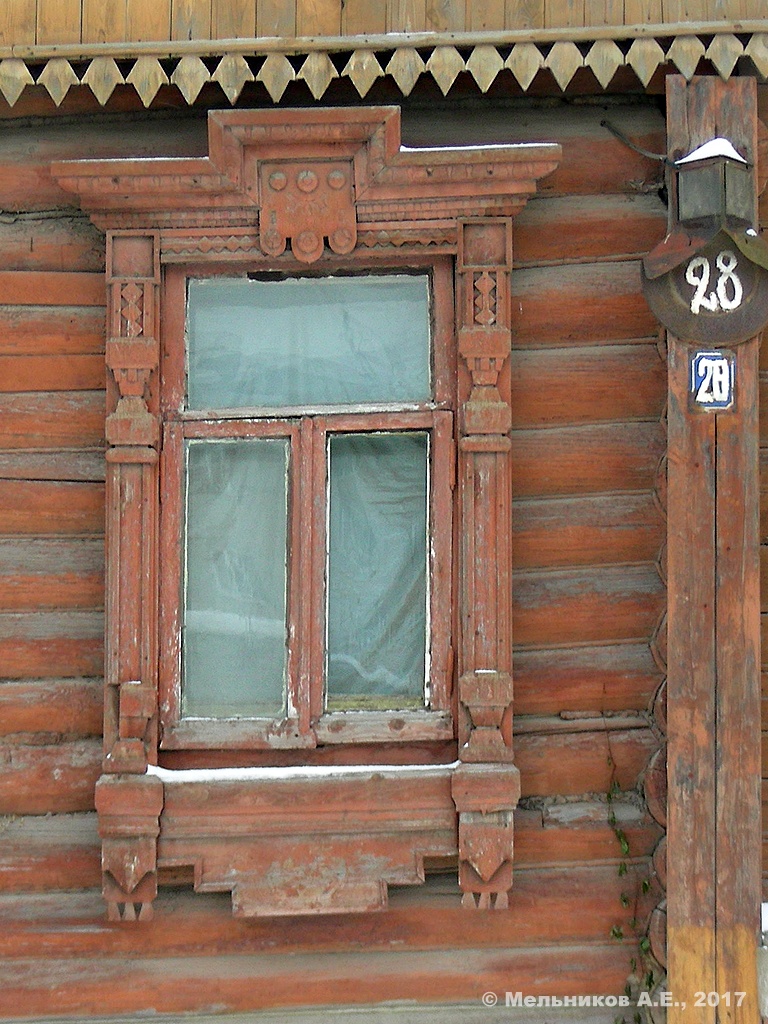 Иваново, Красногвардейская улица, 28. Резные наличники