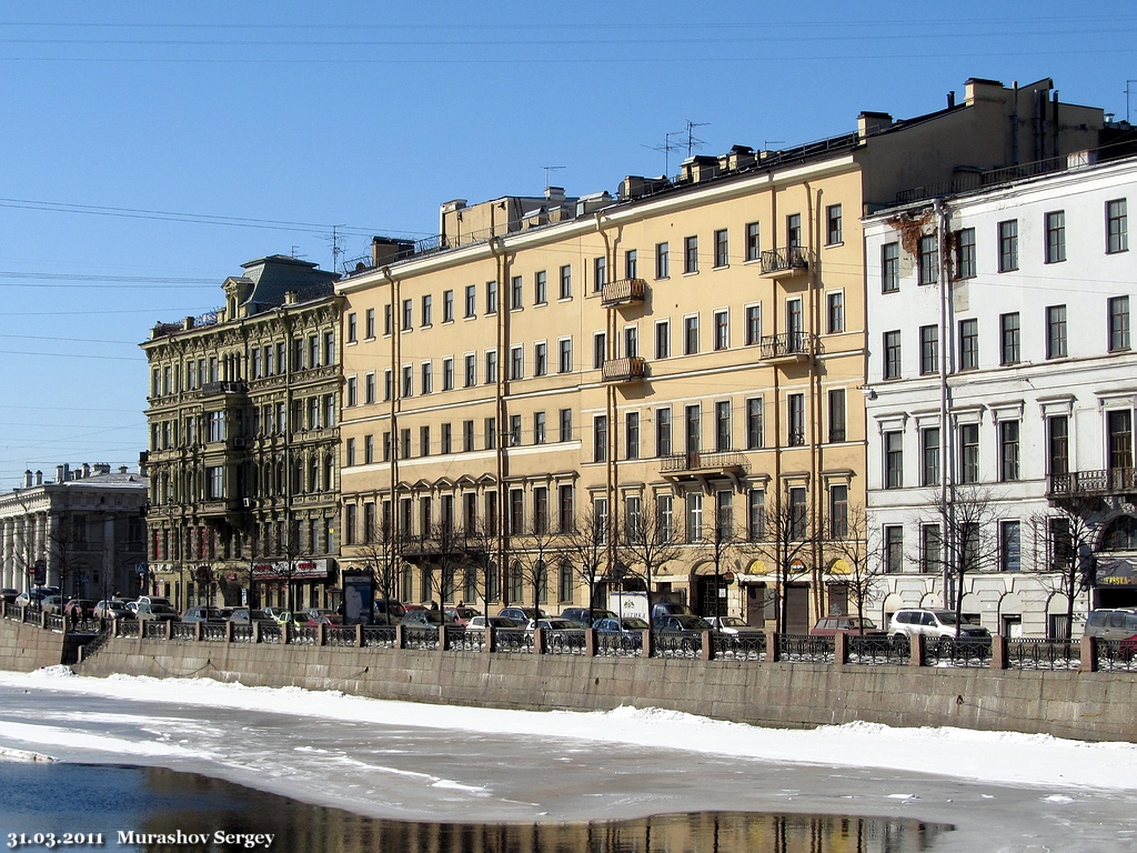 Saint Petersburg, Невский проспект, 66 / Набережная реки Фонтанки, 29; Набережная реки Фонтанки, 27 / Караванная улица, 24-26; Набережная реки Фонтанки, 25 / Караванная улица, 24-26