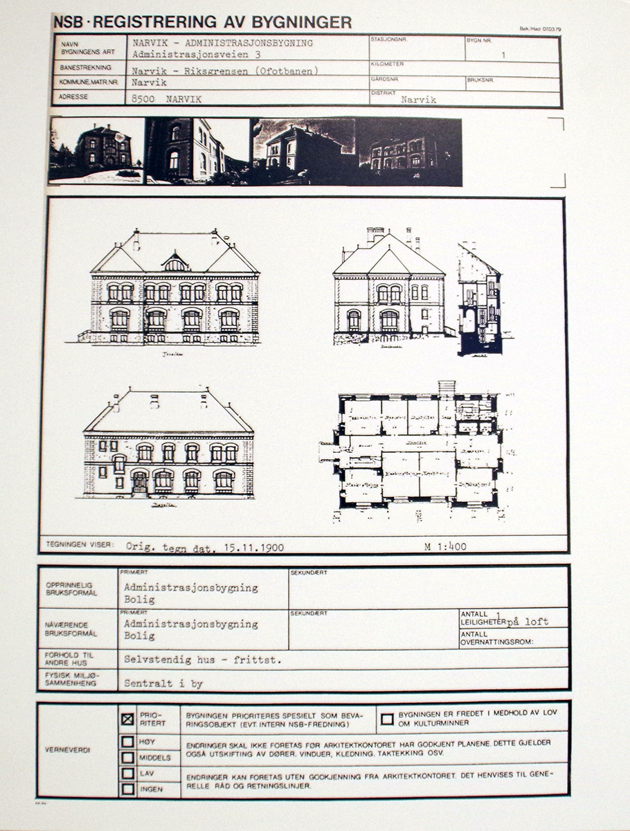 Нарвик, Administrasjonsveien, 3. Прочие документы