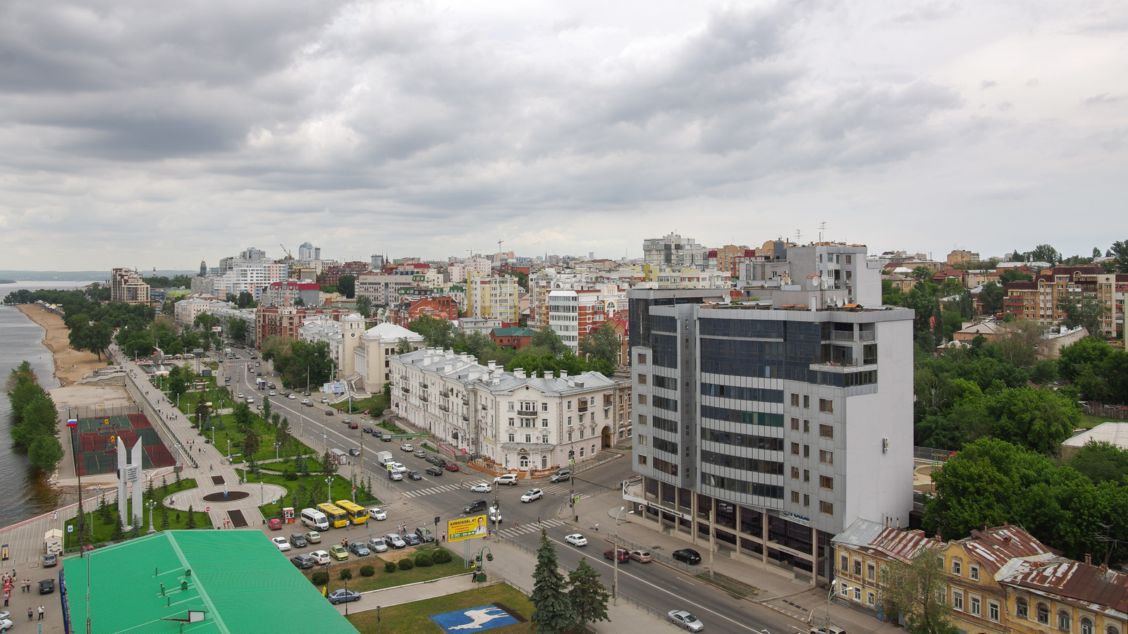 Самара, Улица Максима Горького, 97 / Улица Венцека, 1. Самара — Панорамы