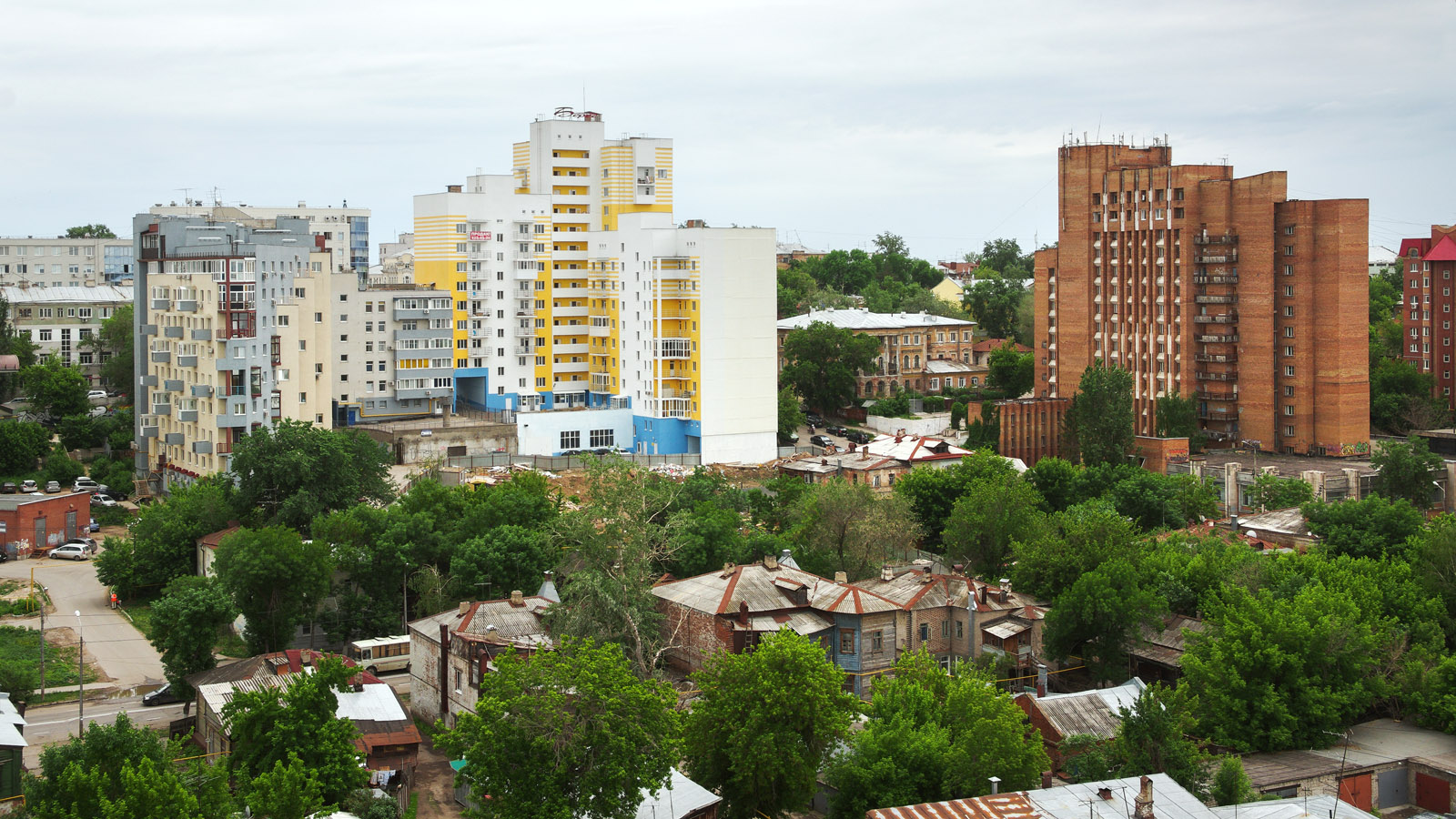Самара, Пионерская улица, 16; Улица Водников, 59 / Пионерская улица, 9. Самара — Панорамы