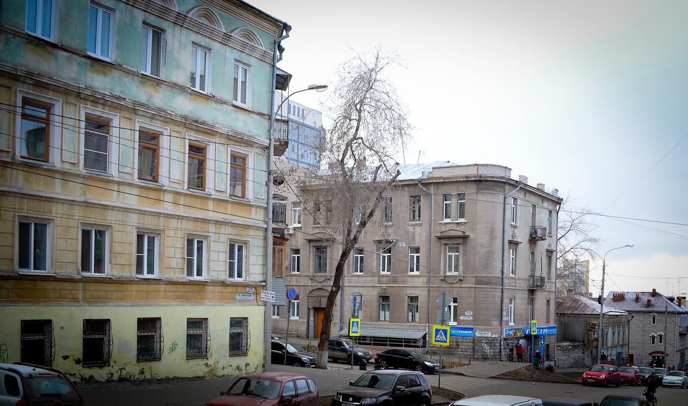 Самара, Ленинградская улица, 17 / улица Степана Разина, 108; Ленинградская улица, 21