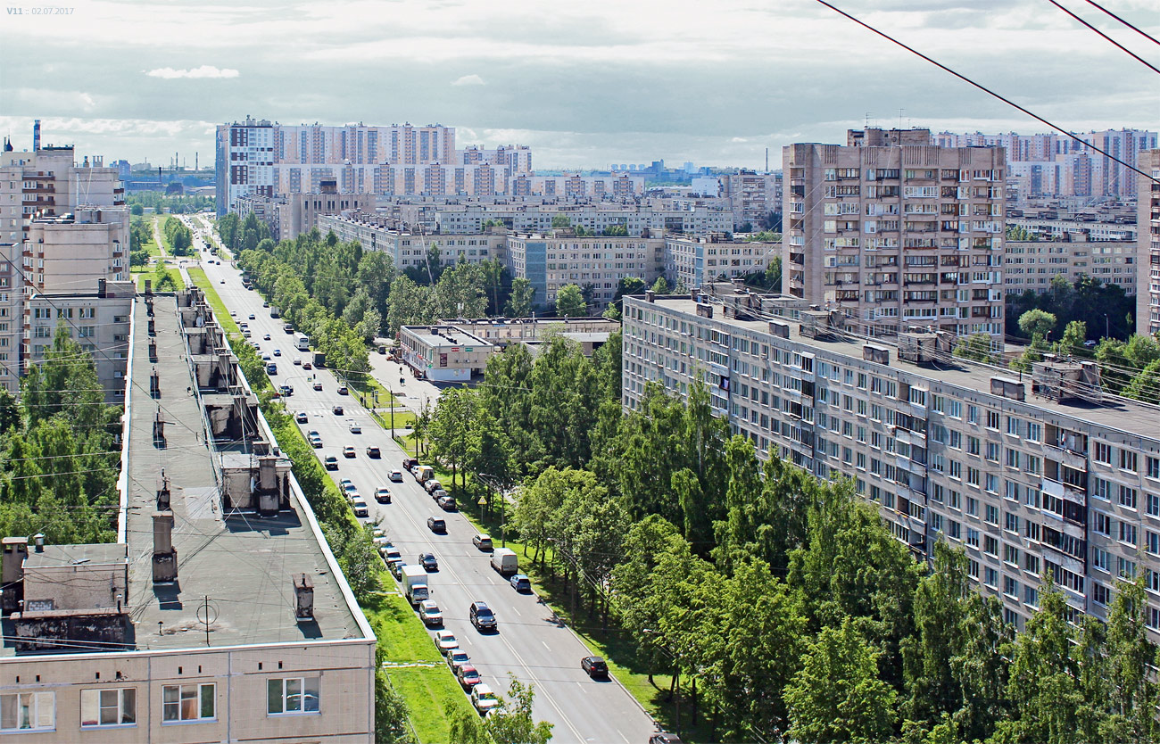 Санкт-Петербург, Улица Подвойского, 17 корп. 1; Улица Подвойского, 18 корп. 1; Улица Подвойского, 20 корп. 1. Санкт-Петербург — Панорамы