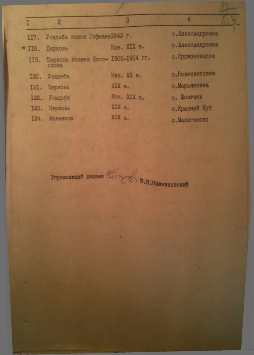 Одесса — Материалы по охране культурного наследия (Одесса и Одесская область)