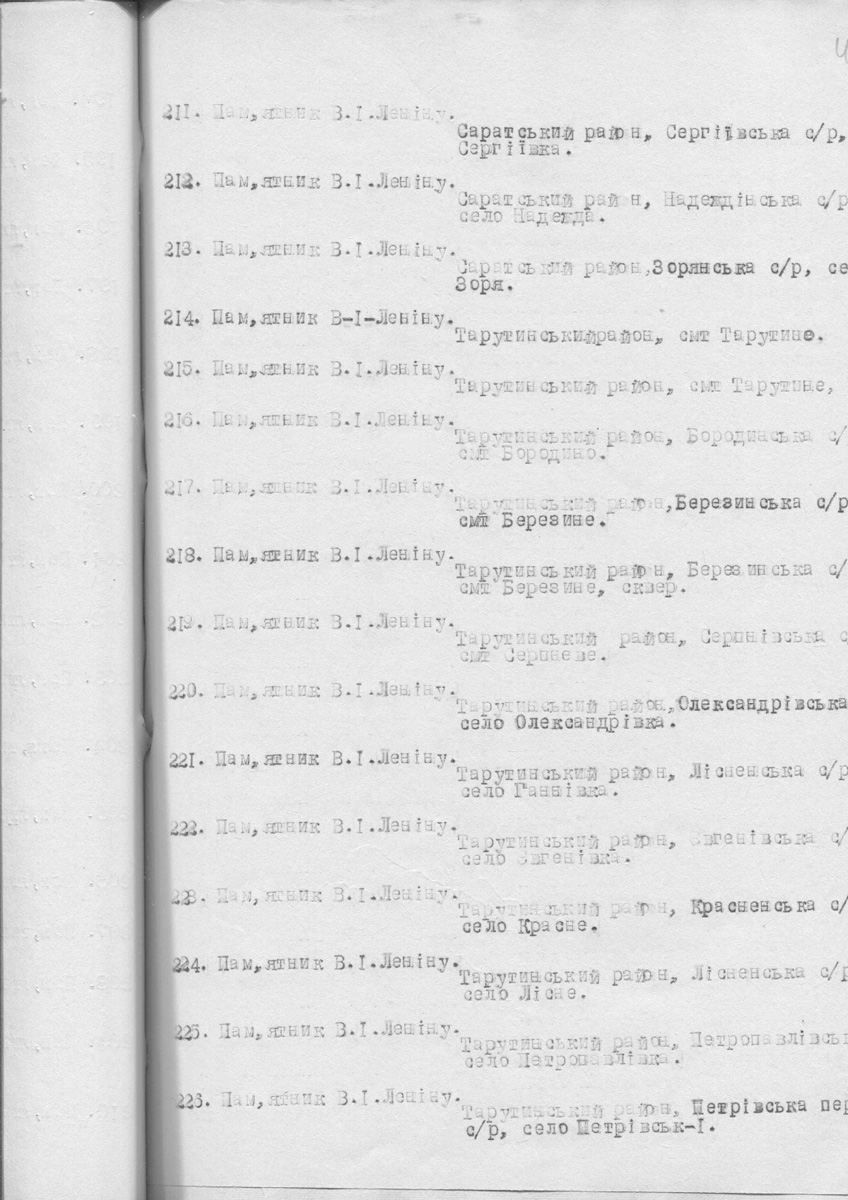 Одесса — Материалы по охране культурного наследия (Одесса и Одесская область)