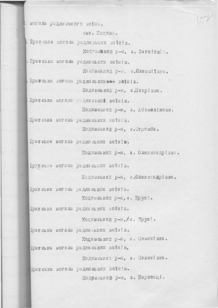 Одесса — Материалы по охране культурного наследия (Одесса и Одесская область)