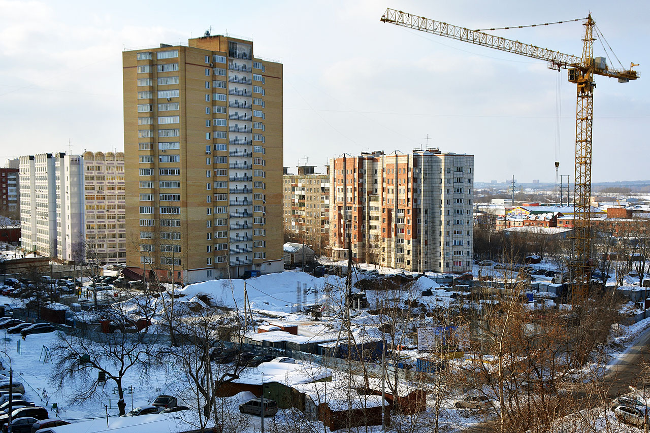 Perm, Улица Желябова, 3; Улица Строителей, 26; Улица Строителей, 24Г; Улица Строителей, 28