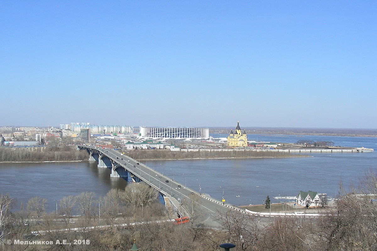 Нижний Новгород, Керченская улица, Канавинский мост; Нижне-Волжская набережная, 21А; Улица Стрелка, 1; Улица Стрелка, 3; Улица Стрелка, 3А; Улица Стрелка, 14; Улица Стрелка, 21 склад 1; Улица Стрелка, 21В; Улица Бетанкура, 1А; Улица Карла Маркса, 60; Улица Карла Маркса, 62; Волжская набережная, 26; Волжская набережная, 25. Нижний Новгород — Панорамы