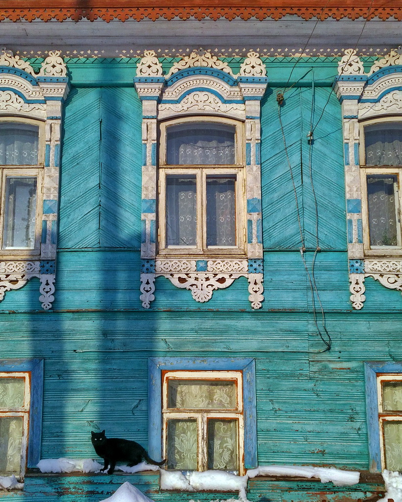 Petrovskoye, Октябрьская улица, 41. Резные наличники
