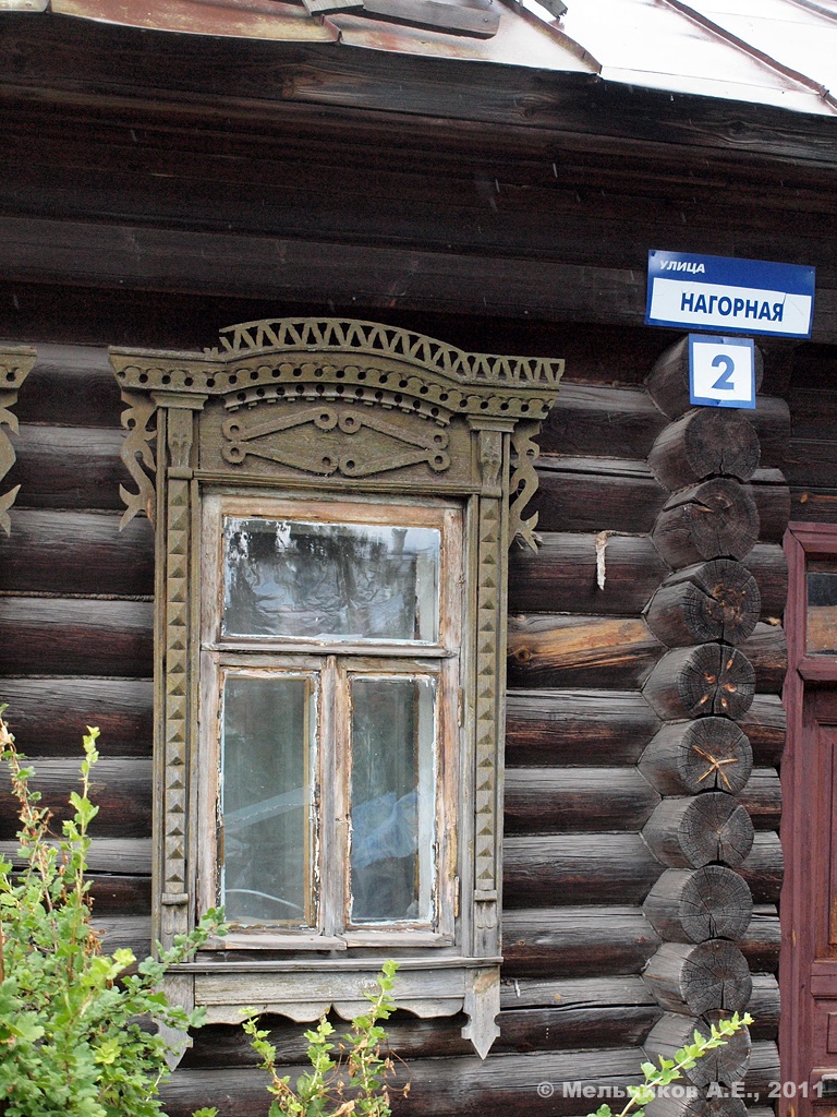 Гороховец, Нагорная улица, 2. Резные наличники