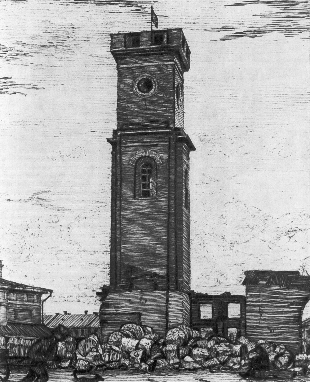 Одесса, Старобазарний сквер, (?). Одесса — Архитектура в изобразительном искусстве