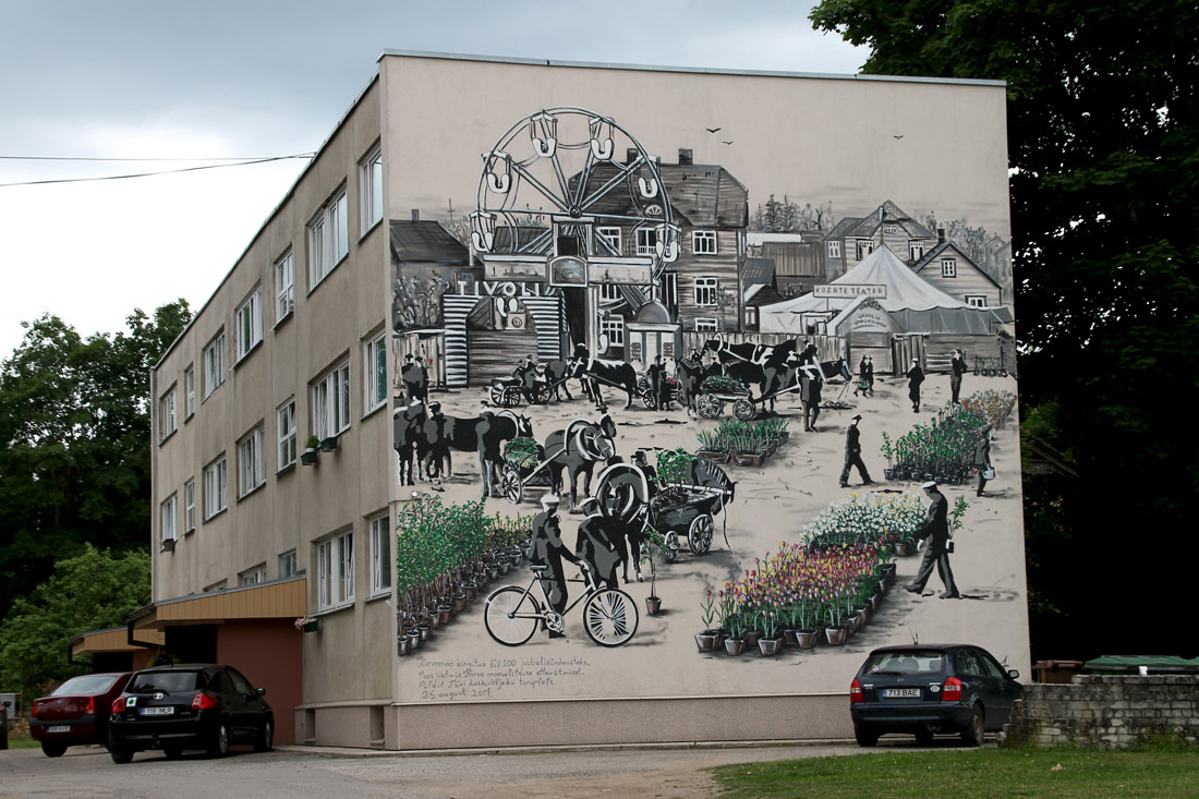 Тюри, Tallinna, 31. Монументальное искусство (мозаики, росписи, барельефы, сграфито)