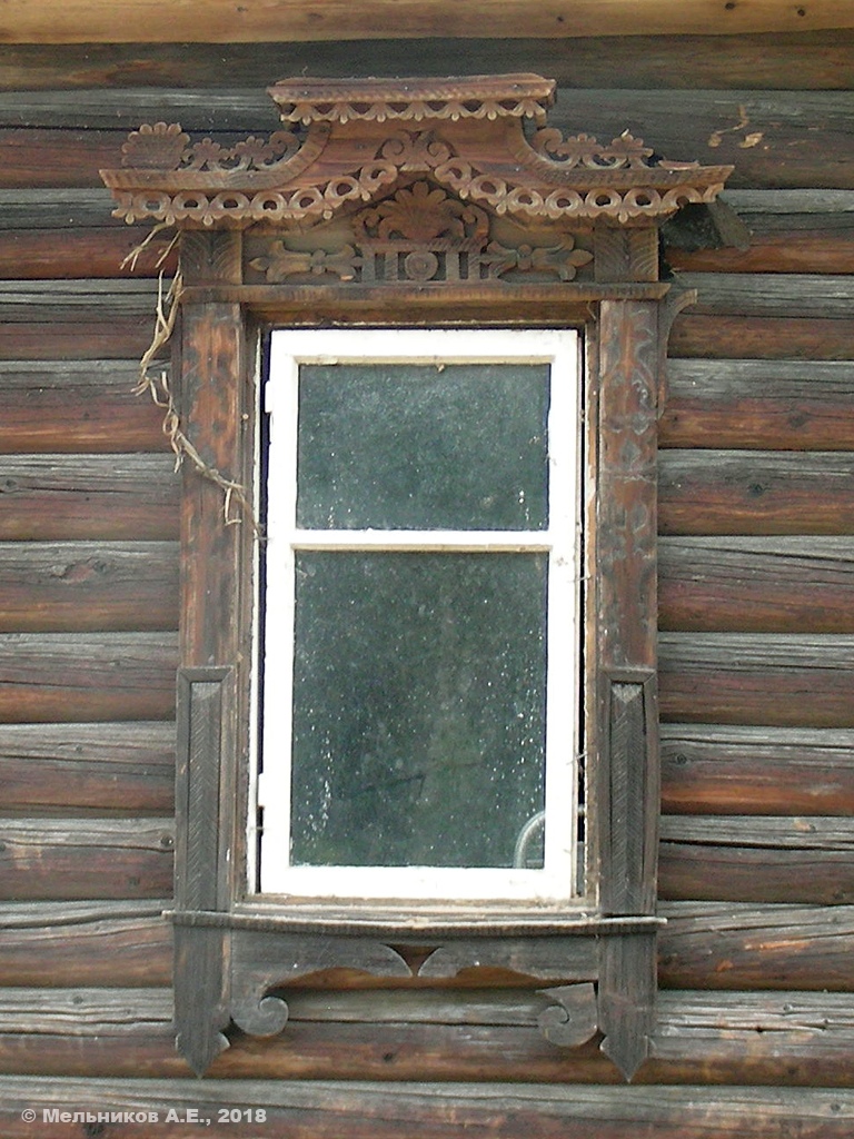 Semyonov city district, дер. Мошна, 24. Резные наличники
