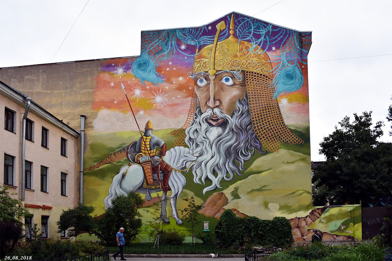 Petersburg, Литейный проспект, 50. Монументальное искусство (мозаики, росписи)
