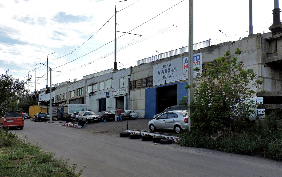 Харьков, Проспект Льва Ландау, Коммунальный путепровод