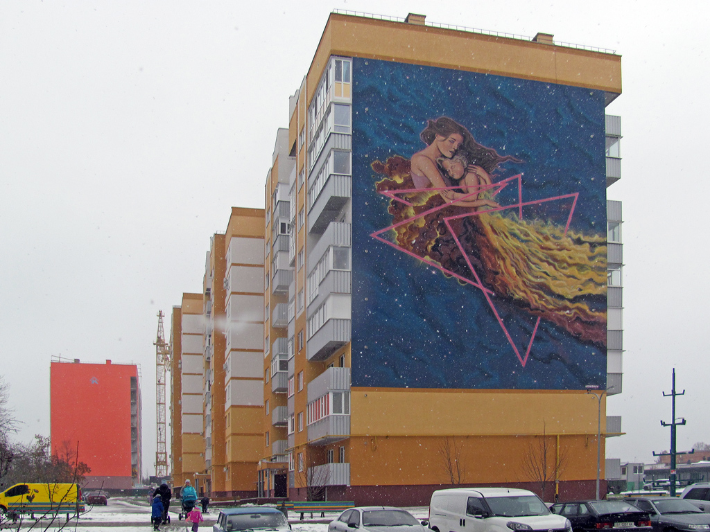 Полтавский район, прочие н.п., с. Рассошенцы, Перспективная улица, 7. Монументальное искусство (мозаики, росписи)