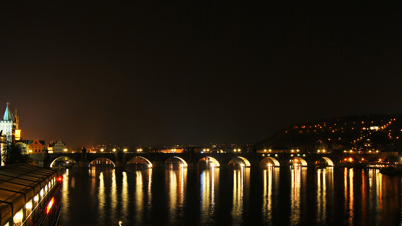 Прага, Karlův most. Прага — Панорамы