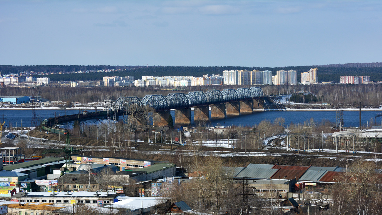 Пермь, Камский железнодорожный мост