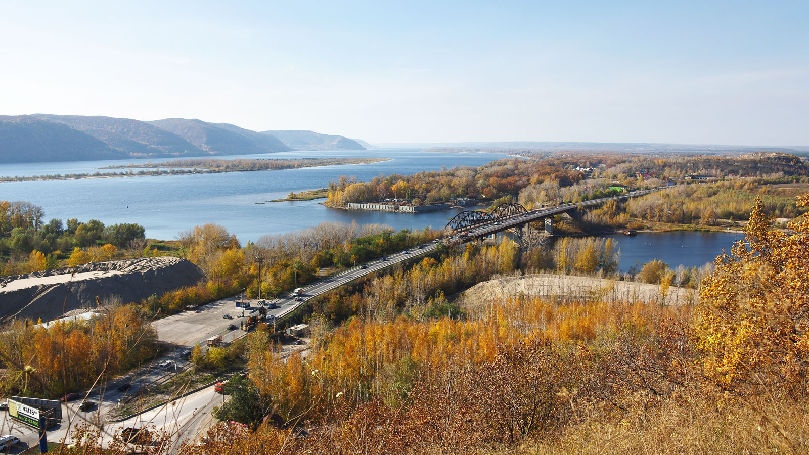 Волжский, Красноглинское шоссе, Мост через реку Сок