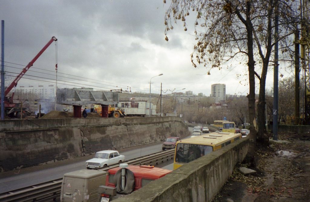 Пермь, Улица Борчанинова, Пешеходно-транспортный переход
