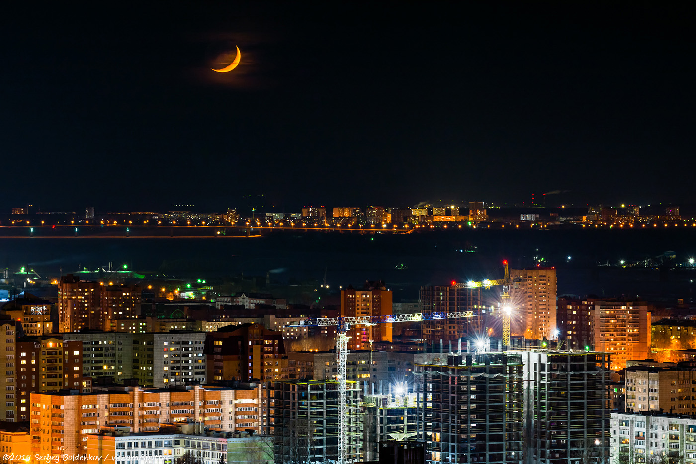 Пермь, Улица Луначарского, 99; Красавинский мост. Пермь — Панорамы