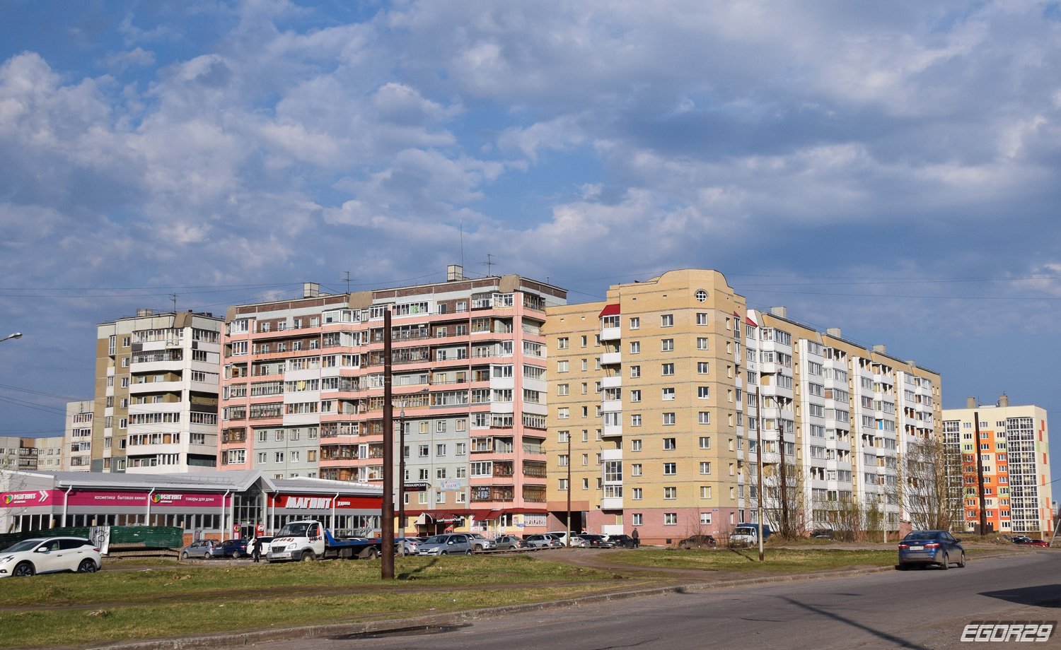Архангельск, Улица Прокопия Галушина, 24 корп. 1; Московский проспект, 55