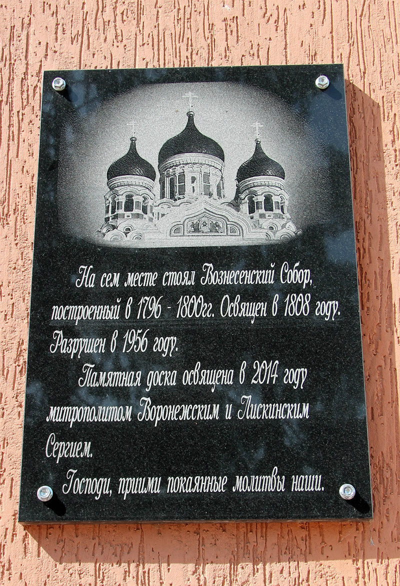 Нижнедевицкий район, прочие н.п., с. Нижнедевицк, Площадь Ленина, 3. Нижнедевицкий район, прочие н.п. — Мемориальные доски, памятные таблички и информационные стенды